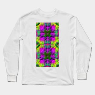 FAAFO ART Seamless Artistic Vertical Patterns 000007 Long Sleeve T-Shirt